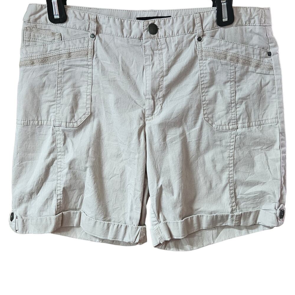 Light Pink Cotton Blend Shorts Size 8